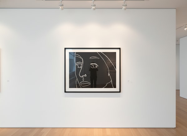Alex Katz - Ada (black), 2022, 1 Color Woodcut on Somerset Satin White, 300 gsm
