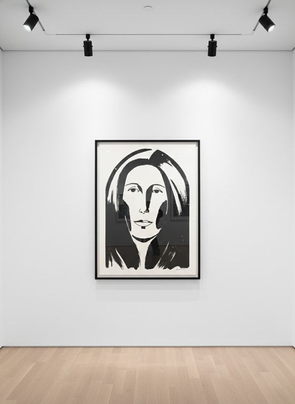 Alex Katz - Anna, 2013, Photoengraving and aquatint on Somerset satin white 300 gsm paper
