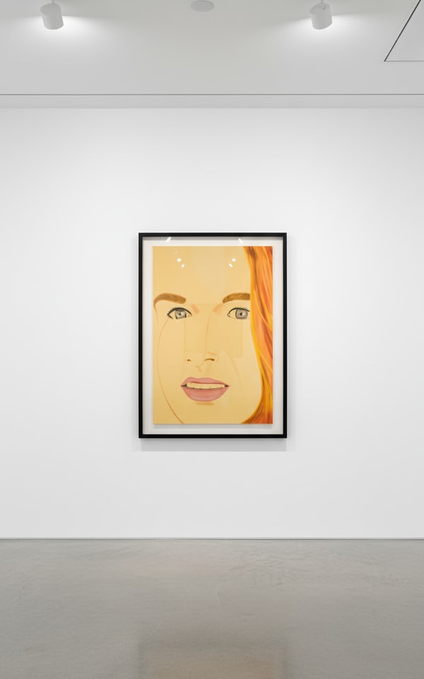 Alex Katz - Ariel 2, 2021, Silkscreen on Saunders Waterford 425 gsm fine art paper
