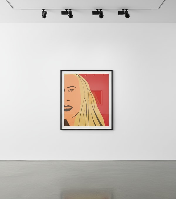 Alex Katz - Ariel 5, 2021, Woodcut