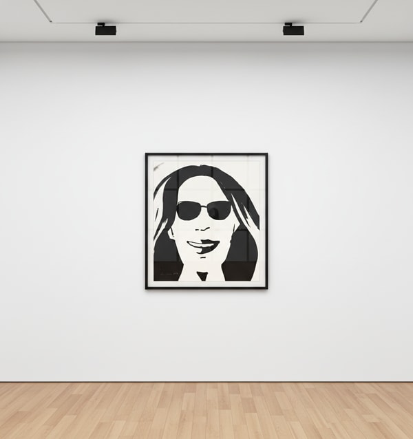Alex Katz - Beauty 5, 2019, Etching on Somerset Satin White 300 gsm