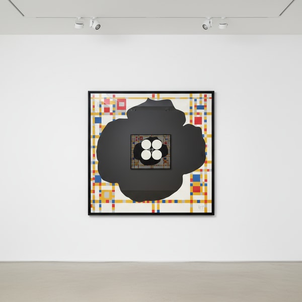 Donald Sultan - Button Down Boogie Woogie, 2016, Archival pigment inks on Crane Museo Max 365 gsm fine art paper