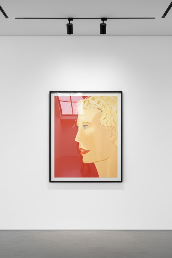 Alex Katz - Coca Cola Girl Red, 2018, Archival pigment ink on Entrada Rag Bright White 300 gsm fine art paper