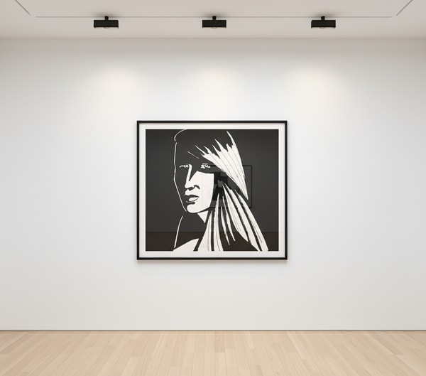 Alex Katz - Elizabeth I, 2013, Photoengraving and aquatint on Somerset satin white 300 gsm paper