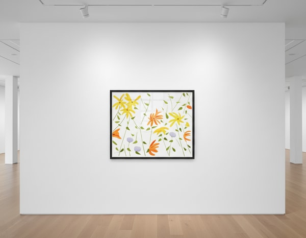 Alex Katz - Flowers, 2017, Archival pigment inks on Crane Museo Max 365 gsm fine art paper