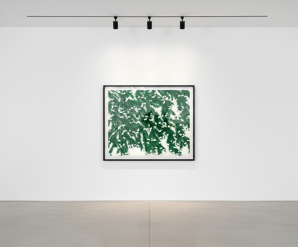 Donald Sultan - Mimosa, April 12, 2023, Archival pigment ink print on 315 gsm fine art paper