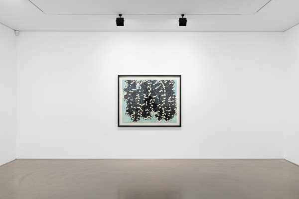 Donald Sultan - Mimosa with Green, Jan 25, 2023, Archival pigment ink print on 315 gsm fine art paper