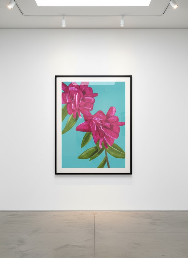 Alex Katz - Peonies, 2021, Archival pigment inks