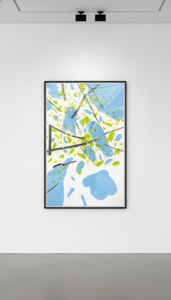 Alex Katz - Spring 2, 2024, Silkscreen in colors on Saunders Waterford High White HP 425 gsm fine art paper