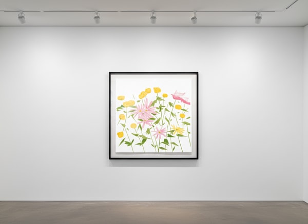 Alex Katz - Spring Flowers, 2017, 24-color silkscreen on Saunders Waterford 425 gsm paper