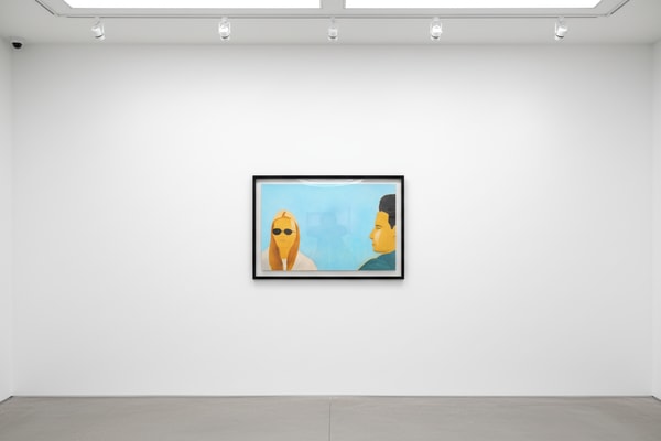 Alex Katz - White Lotus 8, 2023, Archival pigment ink on Innova Etching Cotton Rag 315 gsm fine art paper