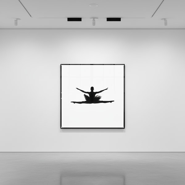 Tyler Shields - Ballerina Silhouette, 2020, Digital c print