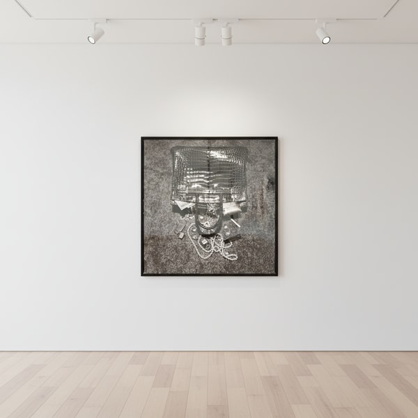 Tyler Shields - Birkin Spill B&W, 2023, Digital C Print