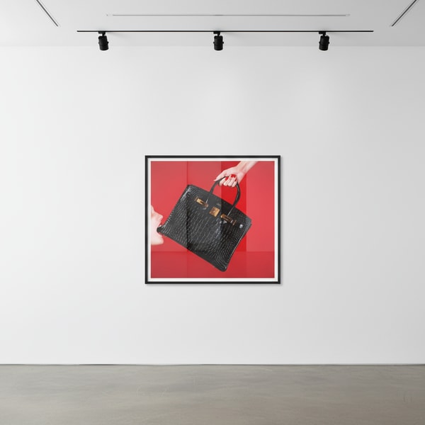Tyler Shields - Black Birkin, 2021, Digital c print