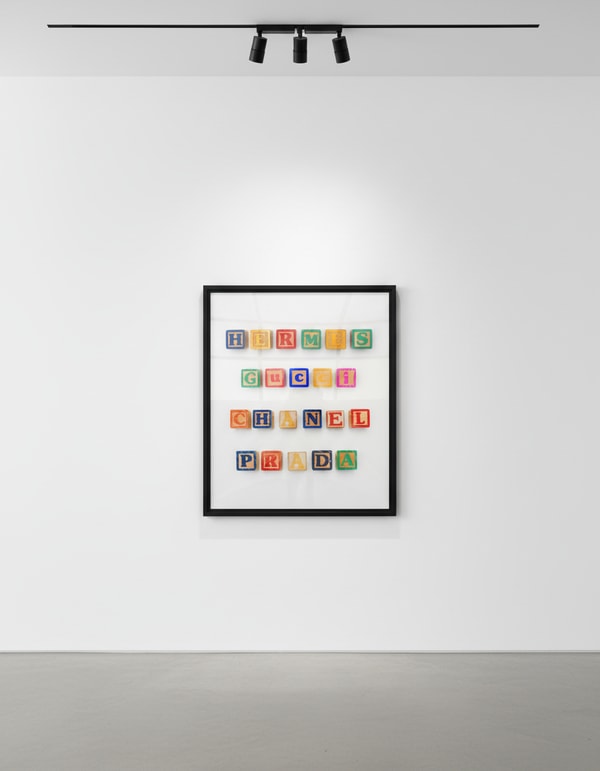 Tyler Shields - Brand Names, 2020, Digital C Print