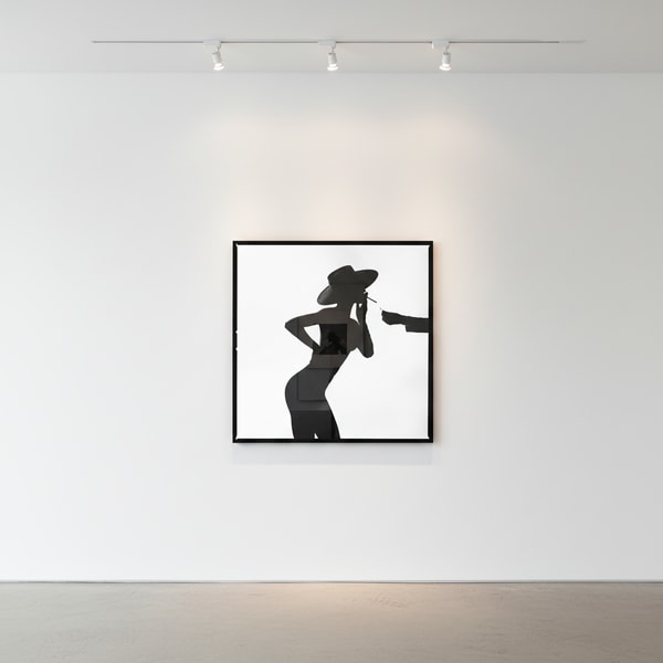 Tyler Shields - Cigarette Silhouette, 2020, Digital c print
