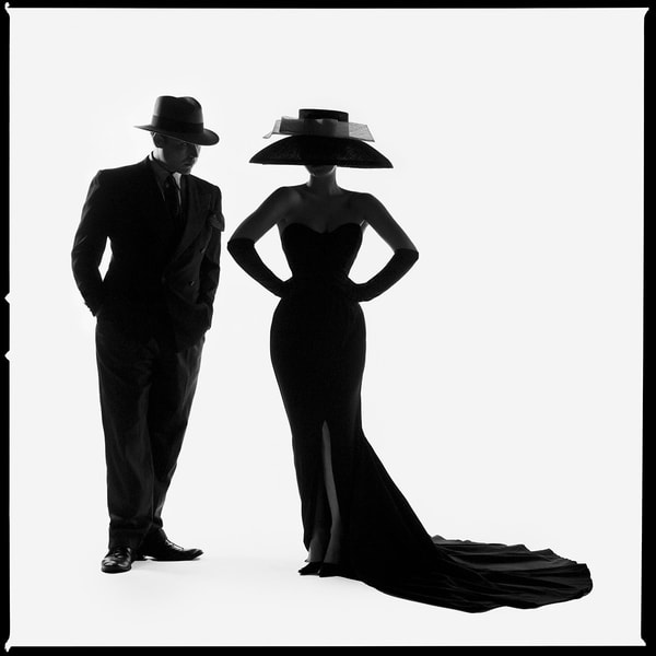Tyler Shields - Couple Silhouette, 2021, Digital c print