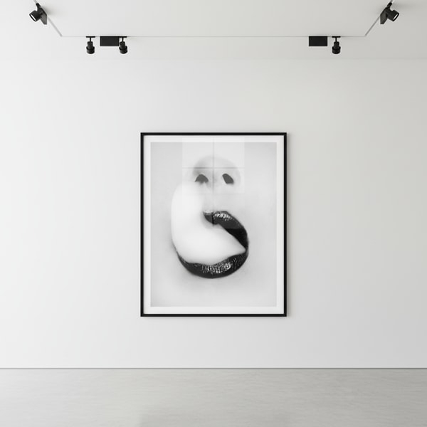 Tyler Shields - French Inhale, 2022, Digital c print