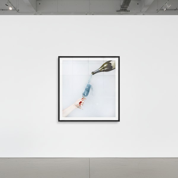 Tyler Shields - Glitter Champagne, 2019, Digital c print