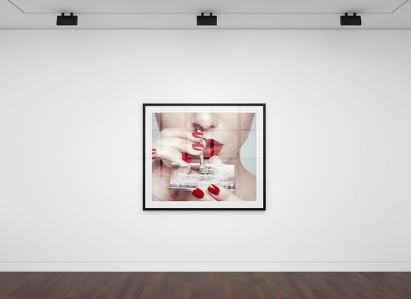 Tyler Shields - Glitter Nose, 2019, Digital C Print