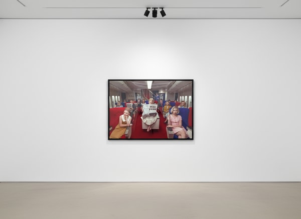 Tyler Shields - Pan Am Moon Landing, 2015, Digital c print