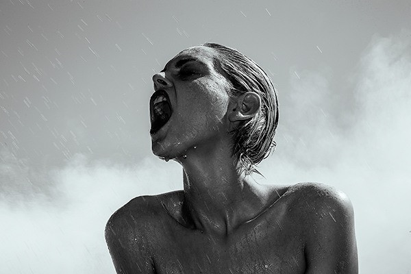 Tyler Shields - Pouring Rain, 2014, Digital c print