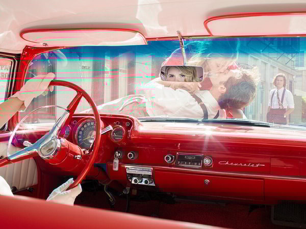 Tyler Shields - Rear View, 2015, Digital c print