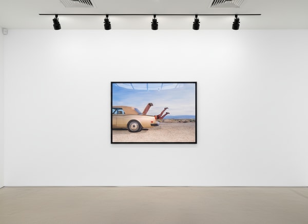 Tyler Shields - Rolls Royce Legs, 2024, Digital C Print