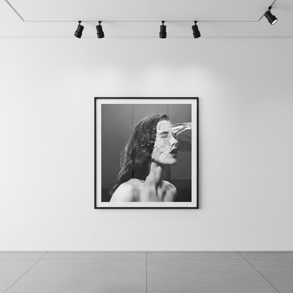 Tyler Shields - Splash, Platinum Palladium Photograph