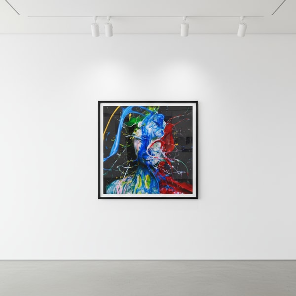 Tyler Shields - The Creation of Color, 2018, Digital c print