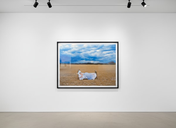 Tyler Shields - The Girl in the Bed II, 2023, Digital C Print