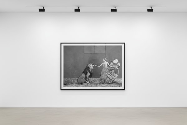 Tyler Shields - The Lion Queen, 2019, Digital c print