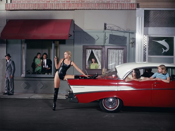 Tyler Shields - Woman in Latex, 2015, Digital C Print