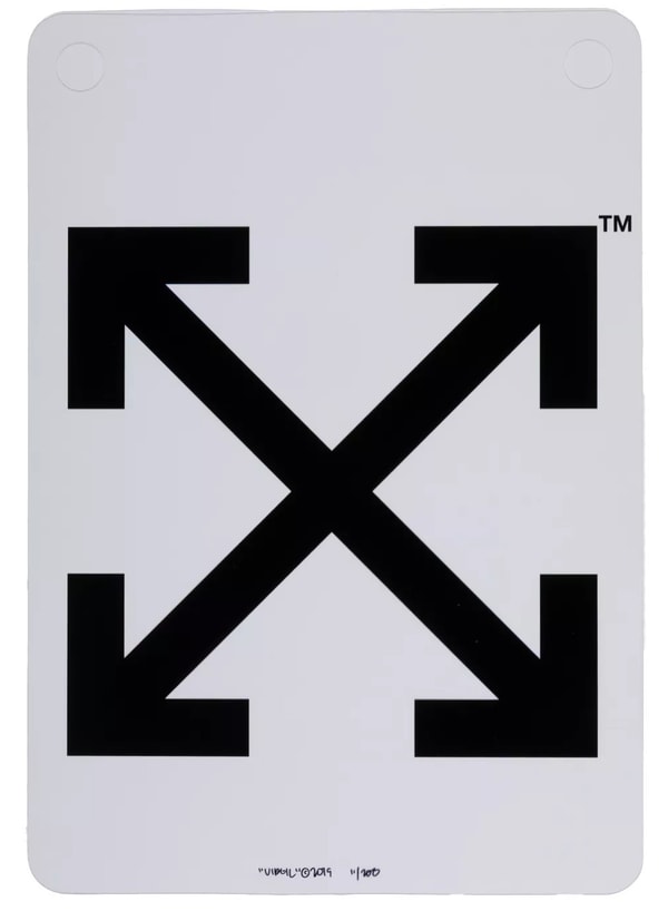 Virgil Abloh - Arrows, 2019, Transparent lithographic print