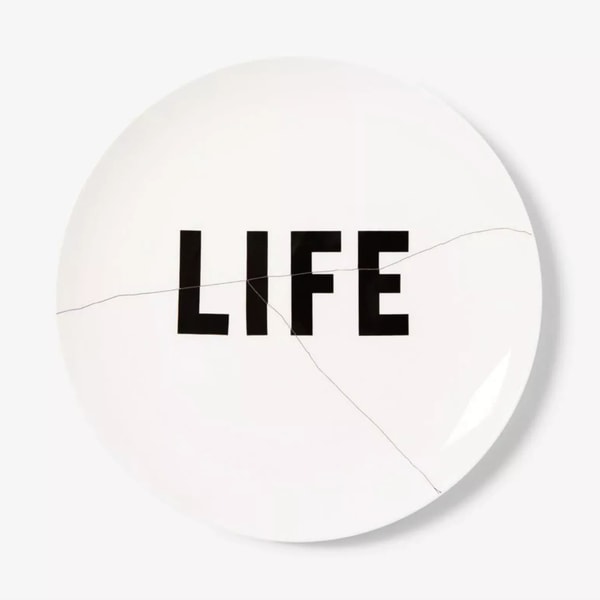 Virgil Abloh - Life Itself, 2021, Fine China plate
