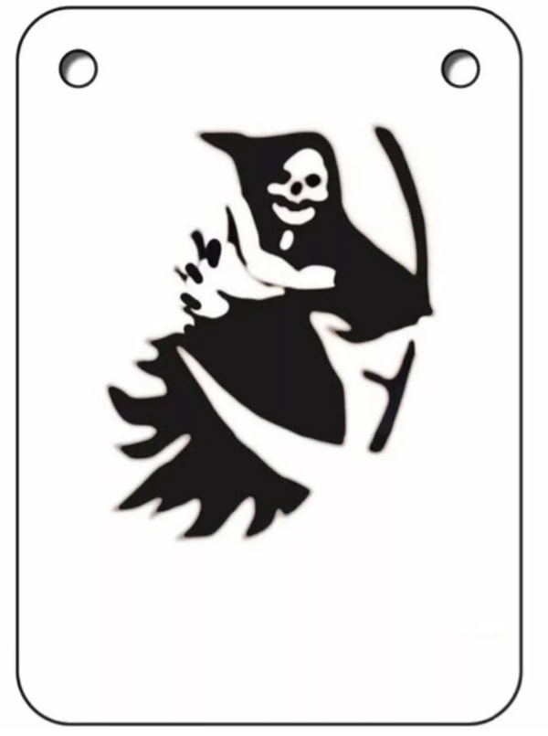 Virgil Abloh - Reaper I, 2019, Lithograph on transparent material