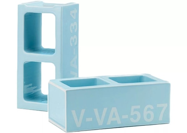 Virgil Abloh - Virgil Abloh x Vitra Ceramic Block Baby Blue, 2020, Ceramic
