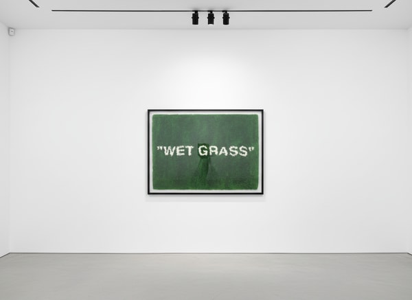 Virgil Abloh - "Wet Grass", 2019, 100% polypropylene