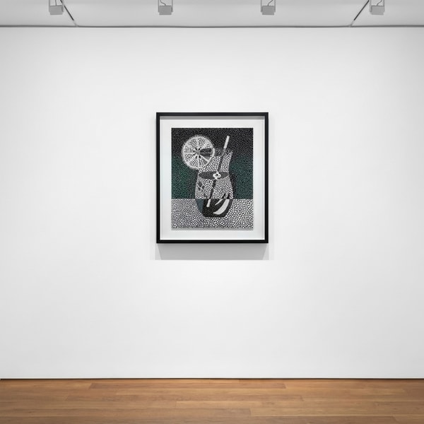 Yayoi Kusama - Lemon Squash (Black and White), 1988, Screenprint on Velin d'Arches paper