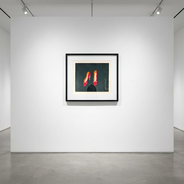 Yayoi Kusama - Shoes , 1985, Screenprint on Izumi paper