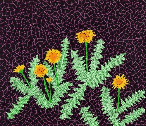 Yayoi Kusama - Dandelions, 1985