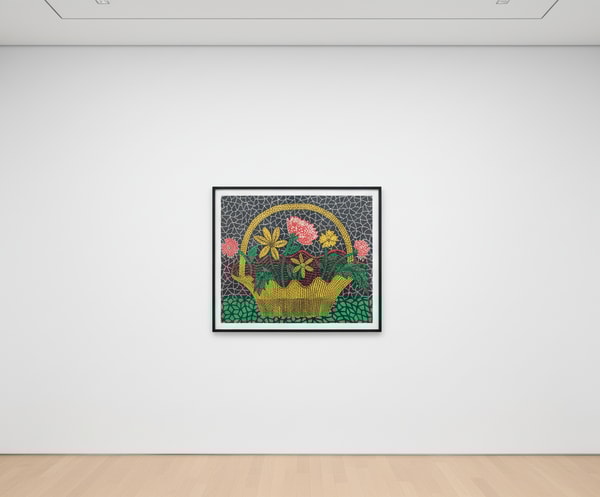 Yayoi Kusama - Flower Basket, 1993, Screen print
