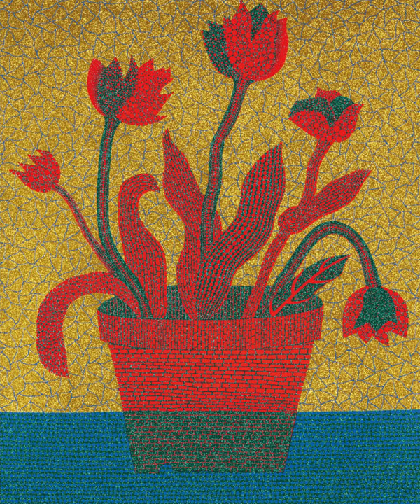 Yayoi Kusama - Flower C, 2005