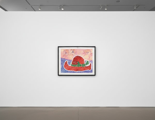 Yayoi Kusama - Hat Left Behind in the Field, 1981, Screenprint