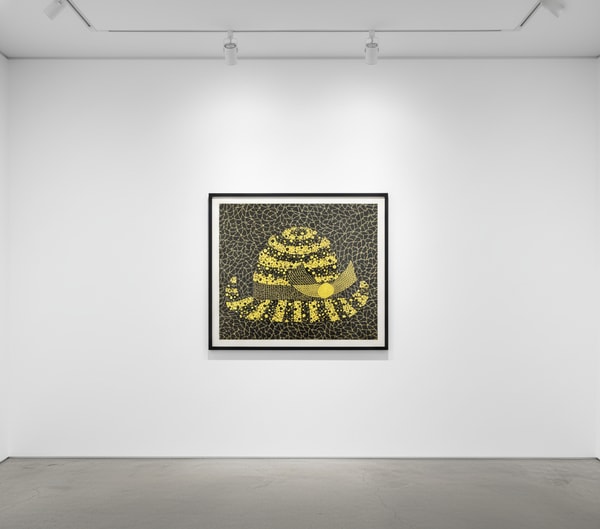 Yayoi Kusama - Hat (Yellow), 1983, Screen print