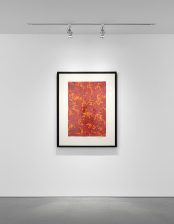 Yayoi Kusama - Madder Colored Cloud, 1997, Screen Print on Paper