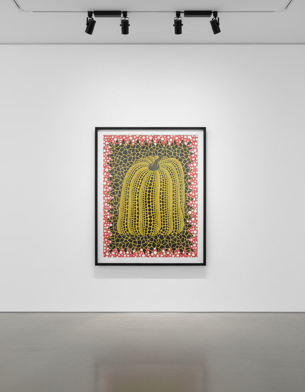 Yayoi Kusama - Pumpkin (ABC), 1996, Acrylic on canvas
