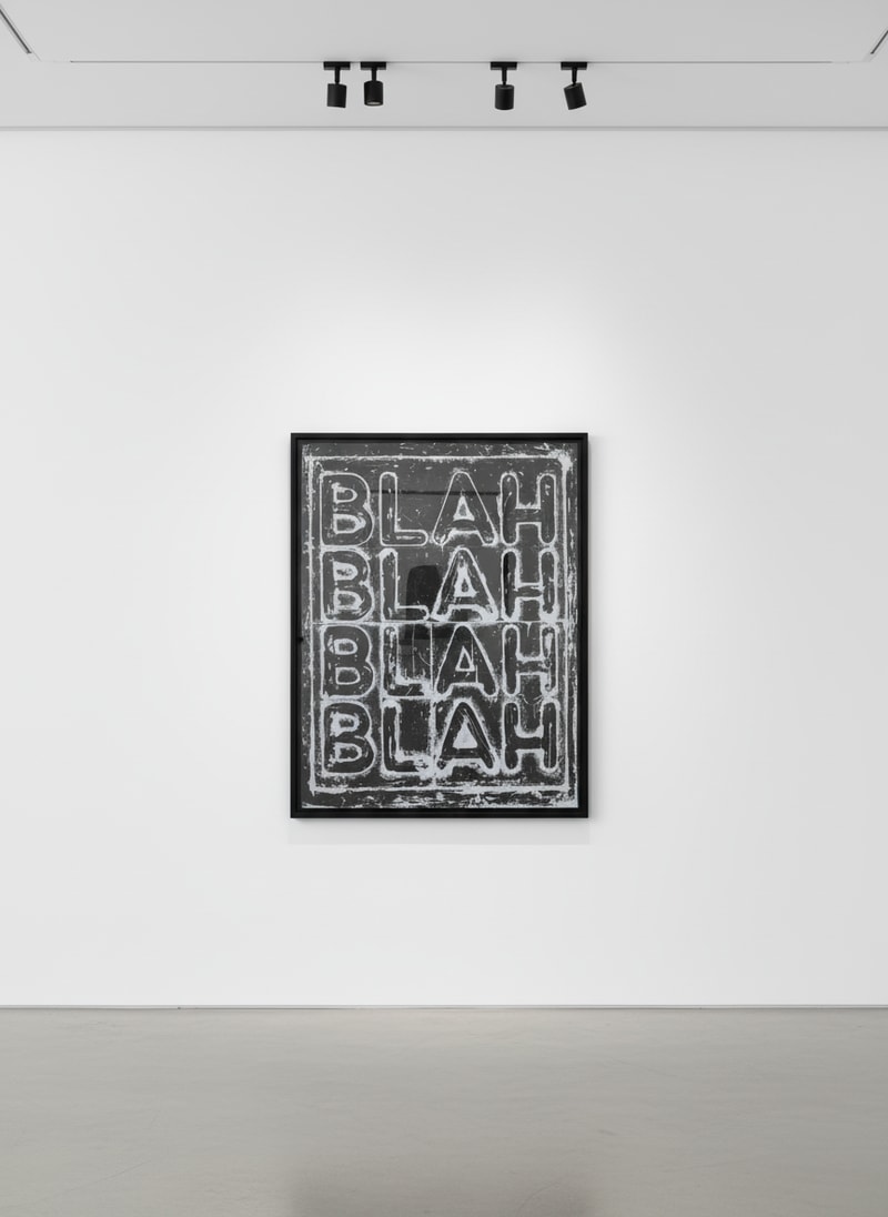 Mel Bochner Blah Blah Blah