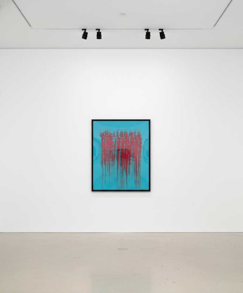 Mel Bochner Obliterate