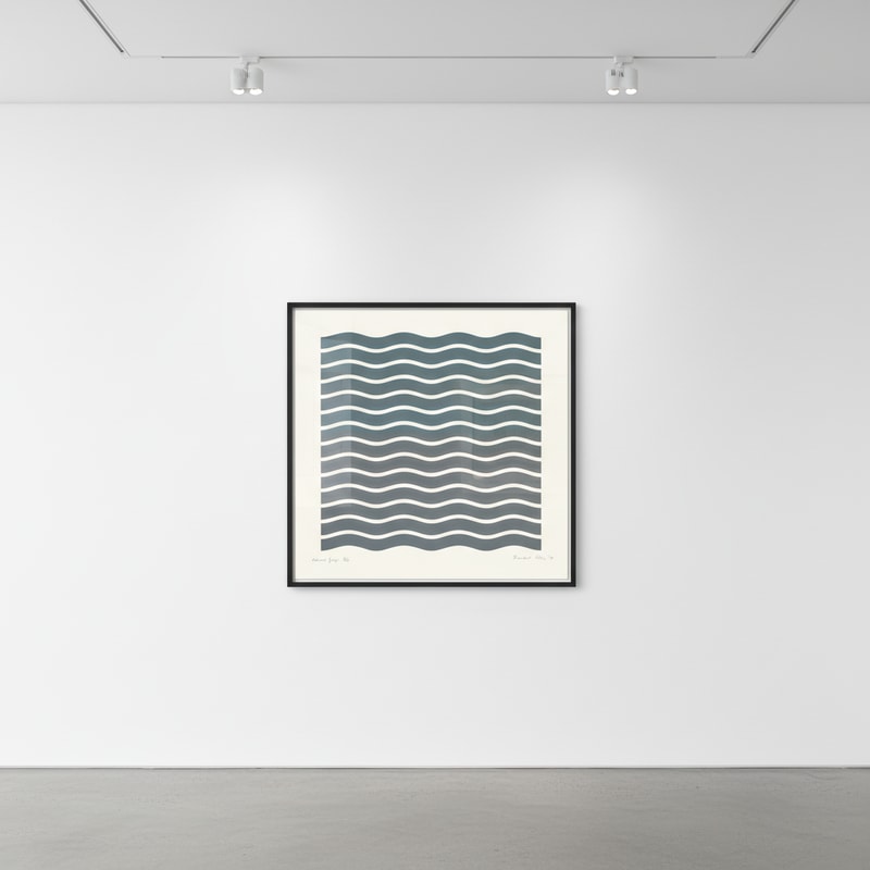 Bridget Riley Coloured Greys